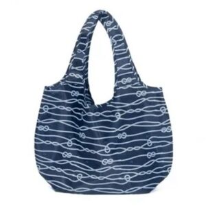 NWOT Lug ECO SHOPPER NAUTICAL NAVY Tote Bag